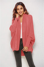 Load image into Gallery viewer, Open Front Batwing Sleeve Cardigan
