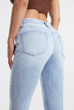 Load image into Gallery viewer, BAYEAS Full Size High Waist Raw Hem Washed Straight Jeans
