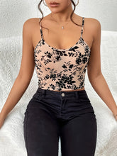 Load image into Gallery viewer, Printed Scoop Neck Cami
