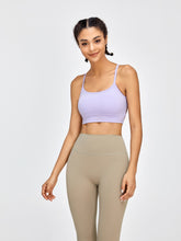 Load image into Gallery viewer, Crisscross Spaghetti Strap Active Bra
