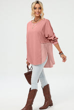 Load image into Gallery viewer, Curved Hem Dolman Sleeve Top
