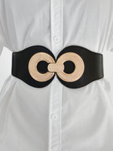 Load image into Gallery viewer, Alloy Buckle Elastic PU Belt
