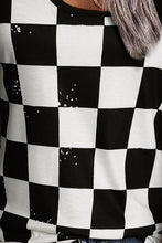 Load image into Gallery viewer, Checkered Scoop Neck Tank
