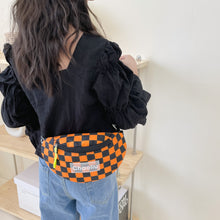 Load image into Gallery viewer, Checkered Nylon Crossbody Bag
