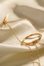 Load image into Gallery viewer, Double-Layered Stainless Steel Necklace
