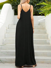 Load image into Gallery viewer, V-Neck Maxi Cami Dress with Pockets
