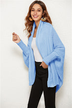 Load image into Gallery viewer, Open Front Batwing Sleeve Cardigan
