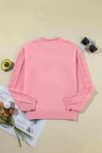 Load image into Gallery viewer, Notched Long Sleeve Sweater
