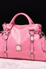 Load image into Gallery viewer, PU Leather Handbag with Tassels
