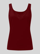 Load image into Gallery viewer, Full Size Lace Detail Sweetheart Neck Tank
