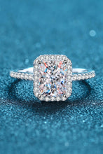 Load image into Gallery viewer, 1 Carat Rectangle Moissanite Ring
