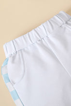 Load image into Gallery viewer, Baby Checkered Quarter-Zip Hoodie and Joggers Set
