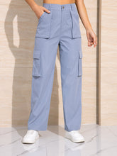 Load image into Gallery viewer, Double Take High Waist Loose Fit Long Pants with Pockets
