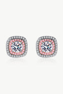 1 Carat Moissanite Stud Earrings DIBS 7024