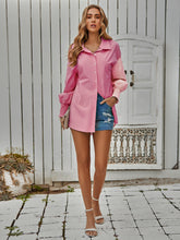 Load image into Gallery viewer, Contrast Lantern Sleeve Shirt
