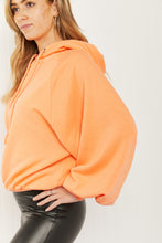 Load image into Gallery viewer, Zenana Hay Bales Full Size Lantern Sleeve Hoodie
