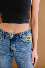 Load image into Gallery viewer, Judy Blue Sunflower Fields Full Size Run Embroidered Relaxed Jeans
