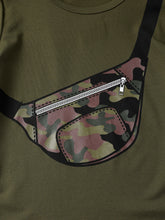 Load image into Gallery viewer, Boys Sling Bag Graphic and Camouflage Shorts Set

