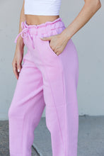 Load image into Gallery viewer, Zenana Popcorn and a Drink Full Size Paperbag Waist Joggers
