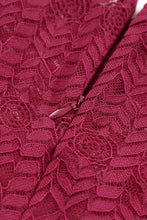 Load image into Gallery viewer, Lace Short Sleeve Midi Dress
