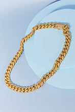 Load image into Gallery viewer, GNJ MANUFACTURING Cubic Zirconia Curb Chain Necklace
