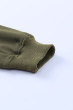 Load image into Gallery viewer, Raw Hem Dropped Shoulder Cropped Sweatshirt
