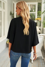 Load image into Gallery viewer, Cowl Neck Three-Quarter Sleeve Blouse
