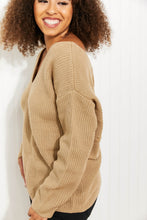 Load image into Gallery viewer, CY Fashion Just a Little Twist Full Size Open Back Sweater

