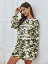 Load image into Gallery viewer, Long Sleeve Drawstring Romper
