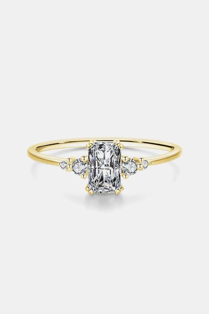 925 Sterling Silver Zircon Ring