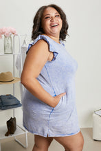 Load image into Gallery viewer, Sew In Love Cascade Springs Full Size Acid Wash Dress in Denim
