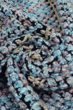 Load image into Gallery viewer, Heathered V-Neck Fringe Hem Poncho
