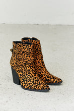 Load image into Gallery viewer, Qupid Leopard Buckle Detail Booties
