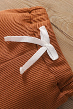Load image into Gallery viewer, Baby Printed Bodysuit and Waffle-Knit Drawstring Pants Set
