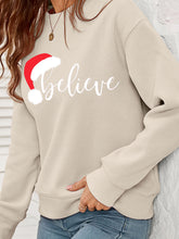 Load image into Gallery viewer, Christmas BELIEVE Crewneck Sweatshirt
