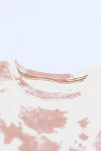 Load image into Gallery viewer, Tie-Dye Round Neck Short Sleeve Tunic Tee
