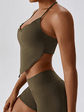Load image into Gallery viewer, Yoga Halter Neck Sleeveless Tank Top
