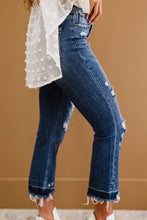 Load image into Gallery viewer, RISEN Chloe Shadow Hem Distressed Straight Leg Jeans
