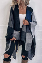 Load image into Gallery viewer, Color Block Open Front Poncho
