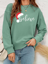 Load image into Gallery viewer, Christmas BELIEVE Crewneck Sweatshirt
