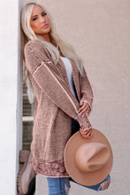 Load image into Gallery viewer, Heathered Open Front Longline Cardigan DIBS l HEATHERED
