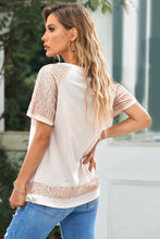Load image into Gallery viewer, DIBS 1050 Contrast Sequin Raglan Sleeve Tee Shirt
