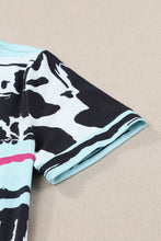 Load image into Gallery viewer, Animal Print Round Neck Tee Shirt
