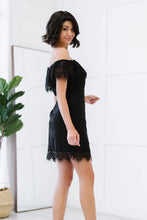 Load image into Gallery viewer, Andree by Unit Long Lost Love Lace Off-Shoulder Dress in Black

