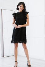 Load image into Gallery viewer, Sweet Lovely by Jen Full Size Fit for Royalty Lace Flutter Sleeve Dress
