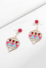 Load image into Gallery viewer, Rhinestone Multicolored Drop Earrings
