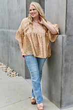 Load image into Gallery viewer, Celeste Bring Me Flowers Full Size Floral Tunic Top
