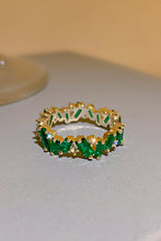 Load image into Gallery viewer, Inlaid Zircon Rhinestone Alloy Ring
