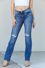 Load image into Gallery viewer, Judy Blue Full Size Distressed Knee Bootcut Jeans
