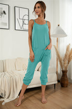 Load image into Gallery viewer, Patch Pocket Cami Jumpsuit
